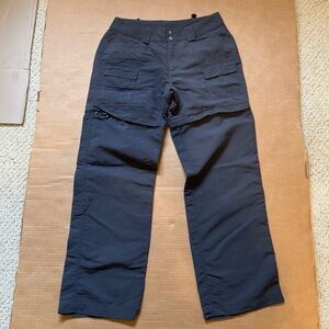 The North Face Women’s Size 4 Dark Grey Outdoor Convertible Cargo Pants Shorts
